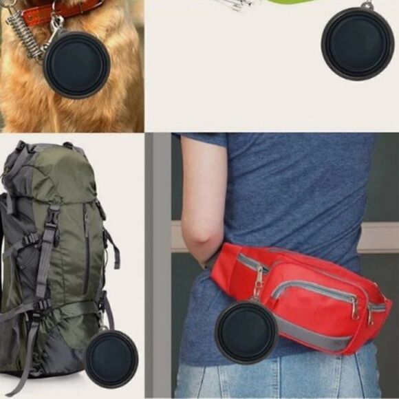 COLLAPSIBLE DOG/CAT TRAVEL BOWL  - Picture 7 of 8